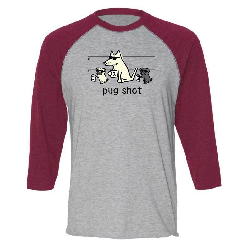 Pug Shot - Baseball Shirt