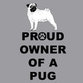 Pug Proud Owner - Women's V-Neck T-Shirt