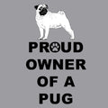 Pug Proud Owner - Adult Unisex Crewneck Sweatshirt