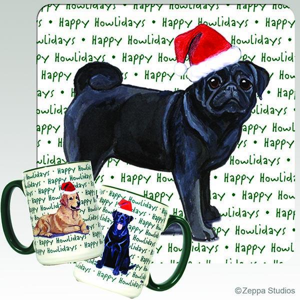 Pug Holiday Mug