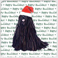 Puli "Happy Howlidays" Coaster