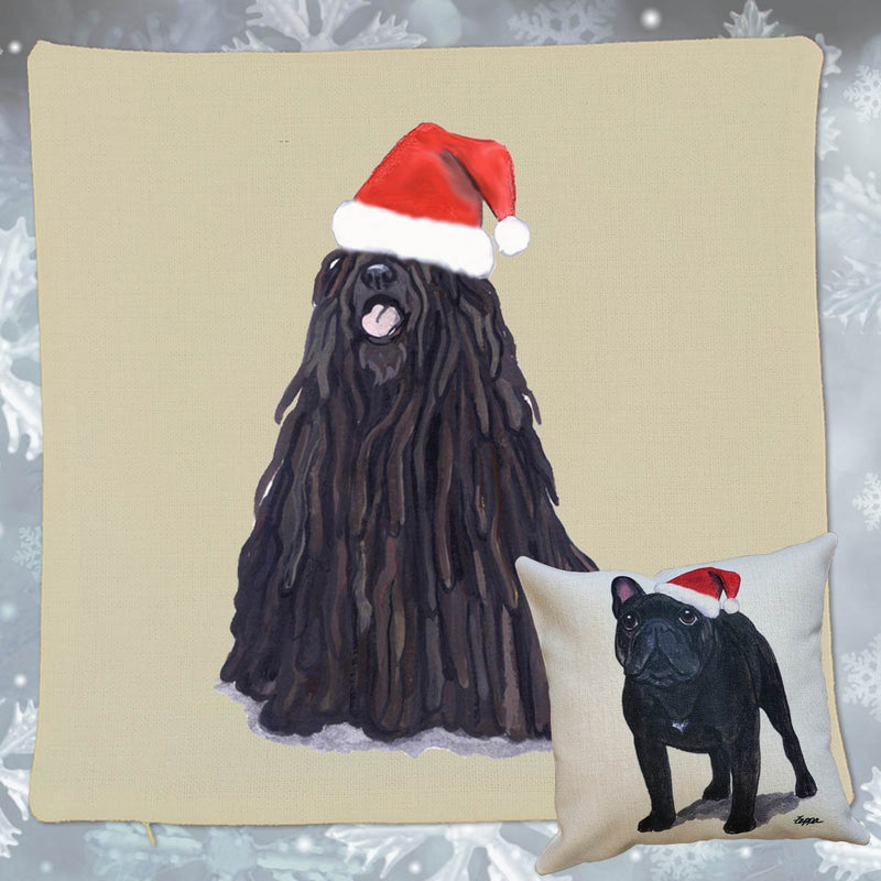 Puli Santa Pillow Cover