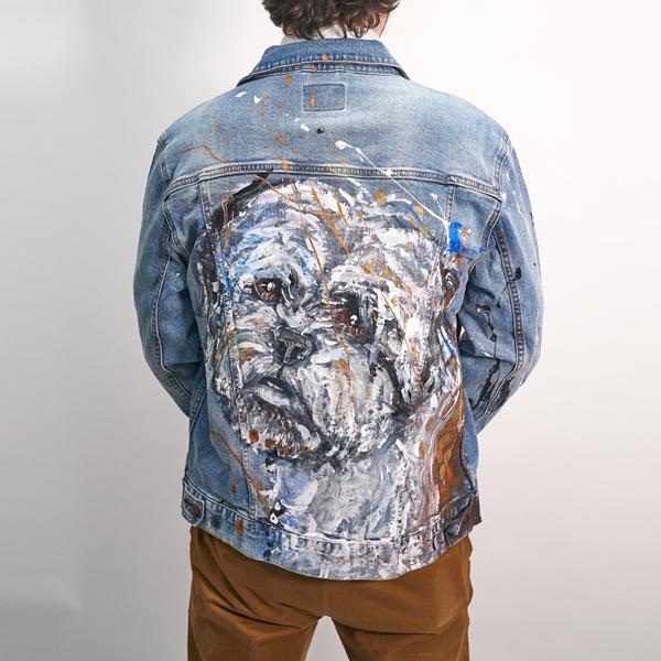 Customized Hand-Painted Dog Breed Denim Jackets