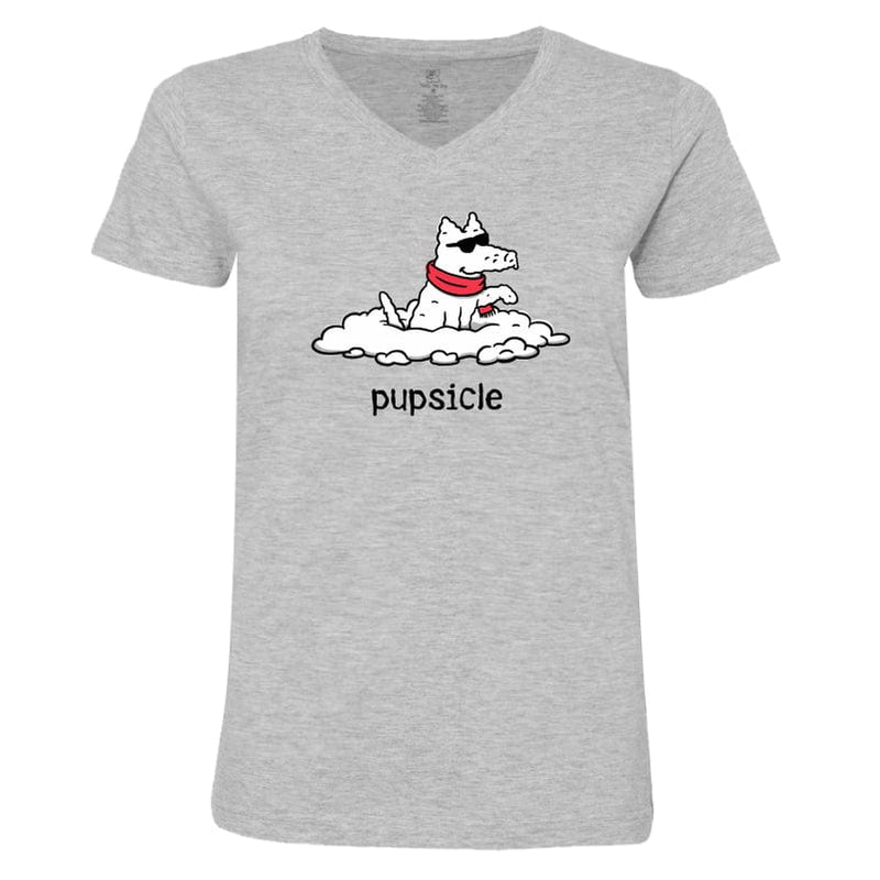 Pupsicle - Ladies T-Shirt V-Neck