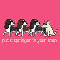 Put A Springer In Your Step - Ladies Plus V-Neck Tee