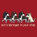 Put A Springer in Your Step - Ladies T-Shirt V-Neck