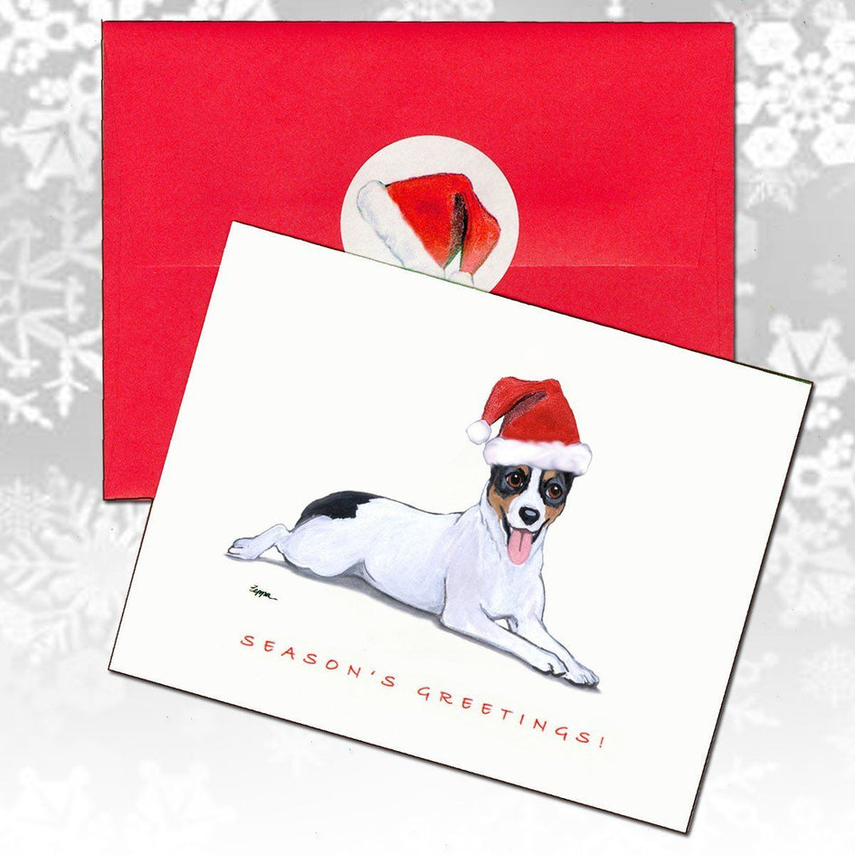 Rat Terrier Christmas Note Cards