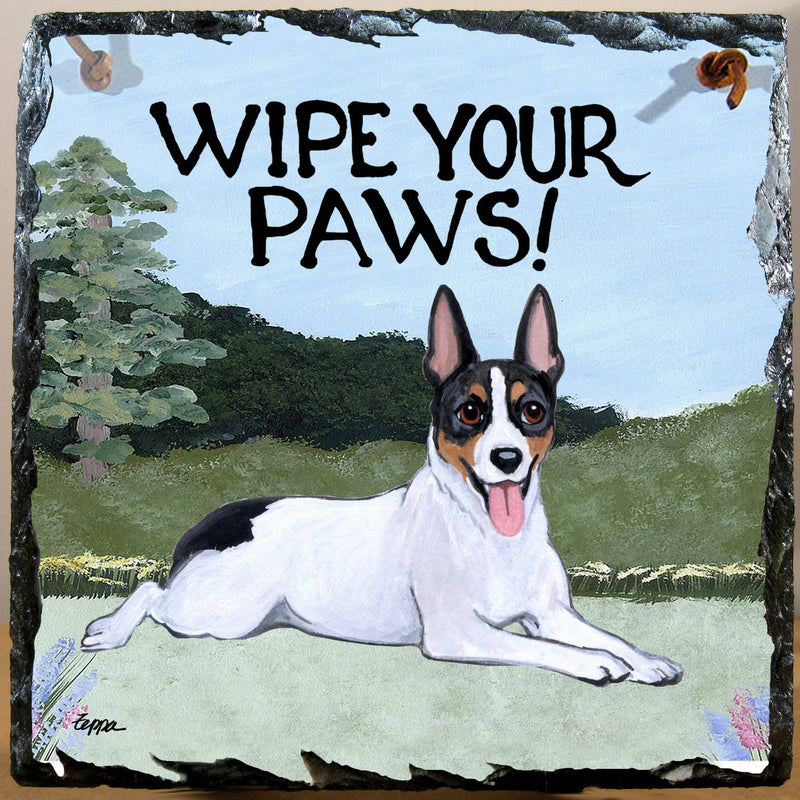 Rat Terrier Slate Sign