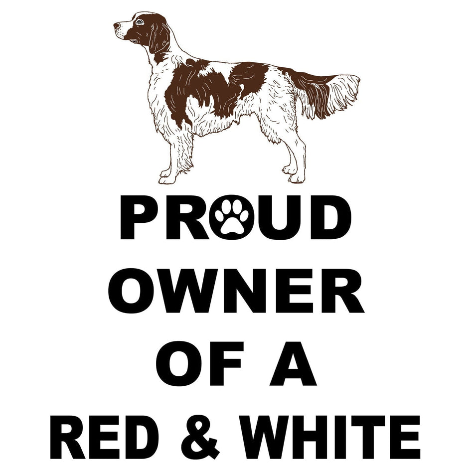 Irish Red and White Setter Proud Owner - Women's V-Neck T-Shirt