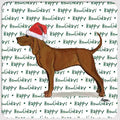 Redbone Coonhound "Happy Howlidays" Coaster