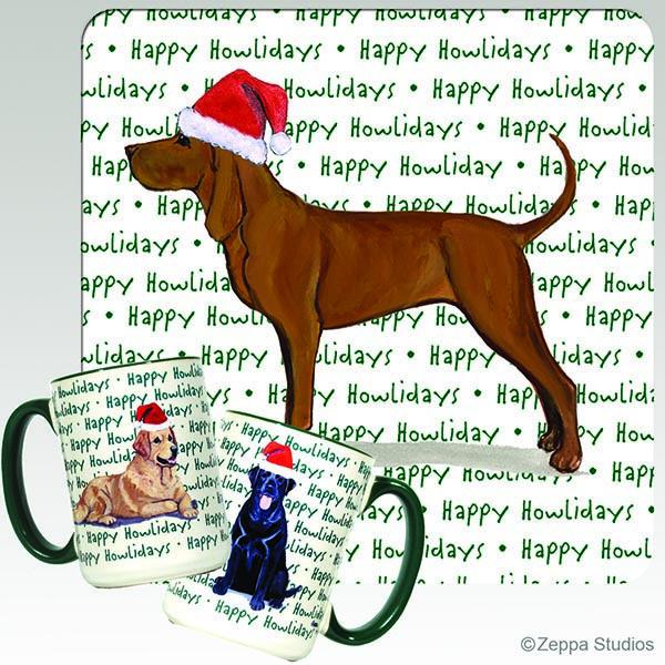 Redbone Coonhound Holiday Mug