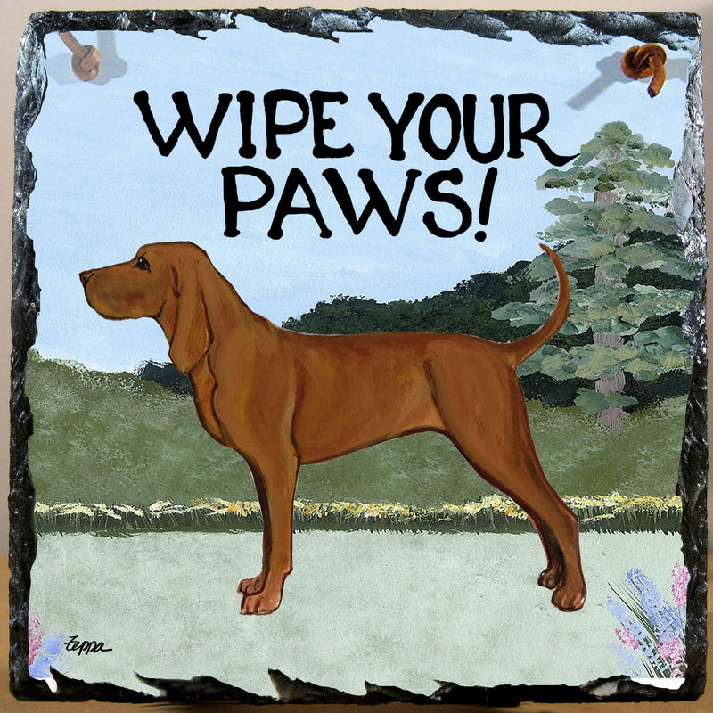 Redbone Coonhound Slate Sign