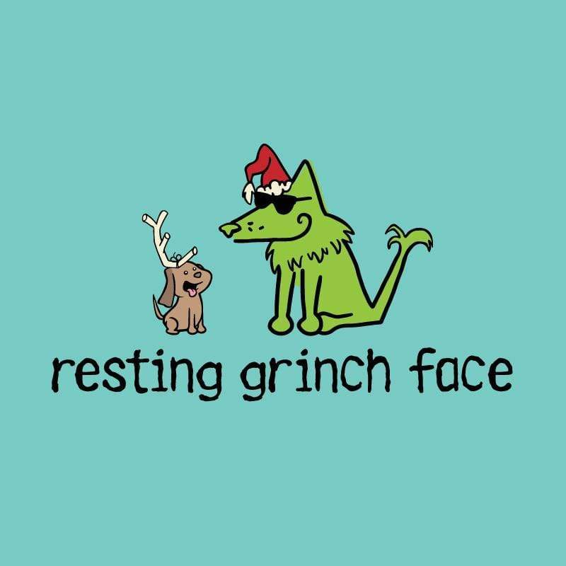 Resting Grinch Face - Ladies Plus V-Neck Tee