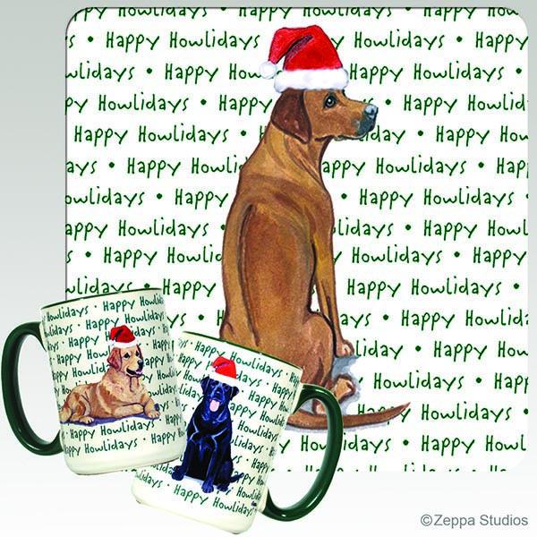 Rhodesian Ridgeback Holiday Mug