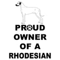 Rhodesian Ridgeback Proud Owner - Women's V-Neck T-Shirt