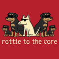 Rottie To The Core - Ladies Plus V-Neck Tee