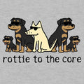 Rottie To The Core  - Lightweight Tee