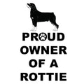 Rottweiler Proud Owner - Women's V-Neck T-Shirt
