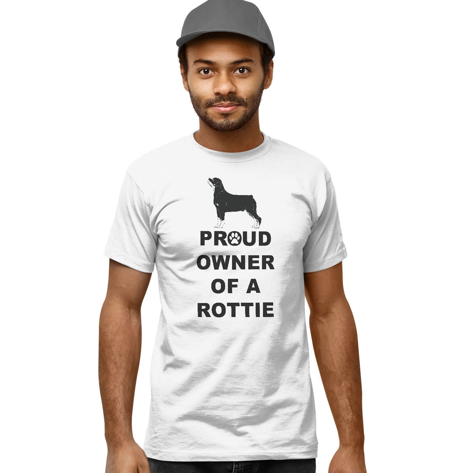 Rottweiler Proud Owner - Adult Unisex T-Shirt