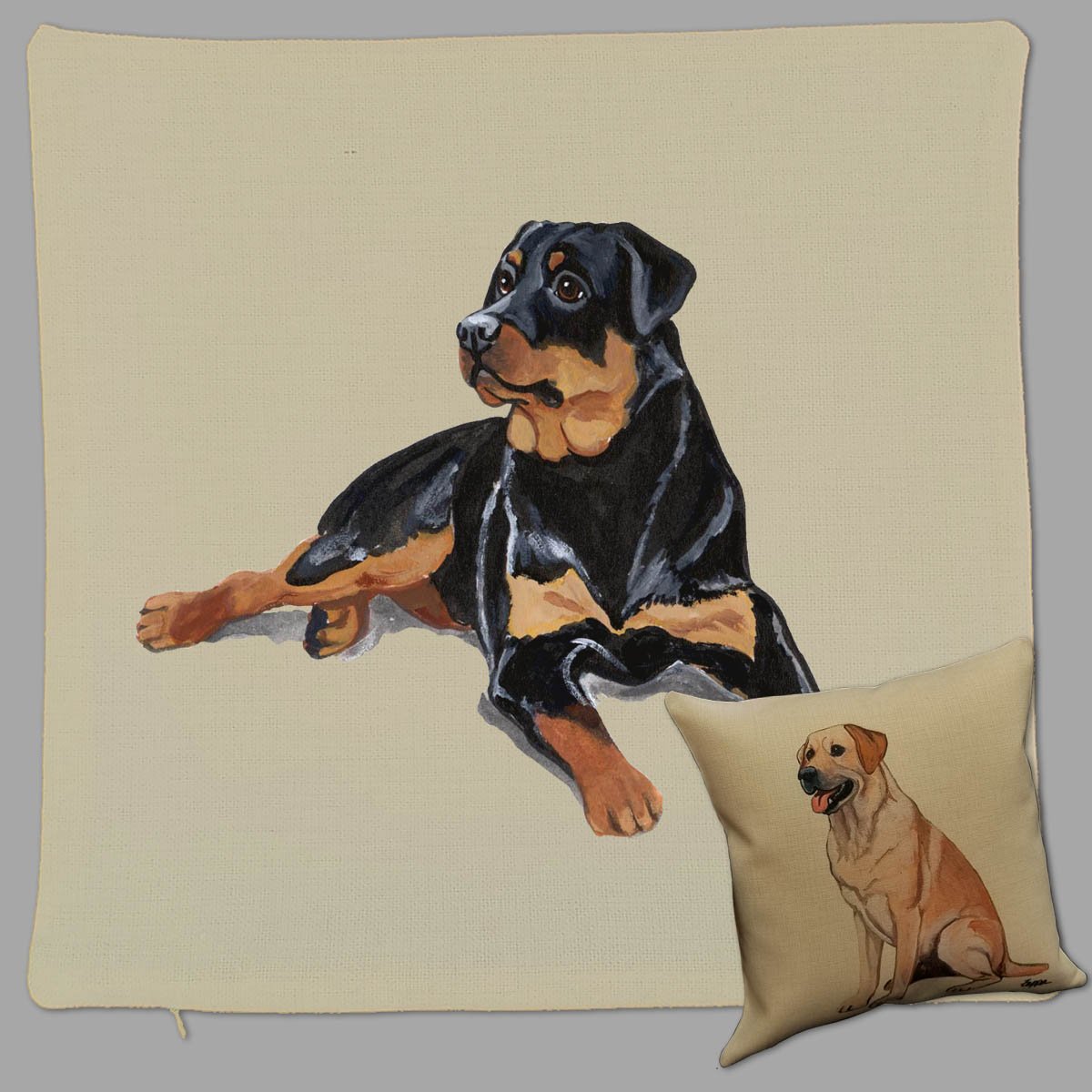 Rottweiler pillow discount