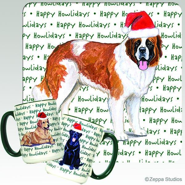 Saint Bernard Holiday Mug