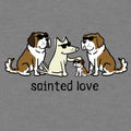 Sainted Love - Ladies Plus V-Neck Tee