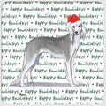 Saluki "Happy Howlidays" Coaster