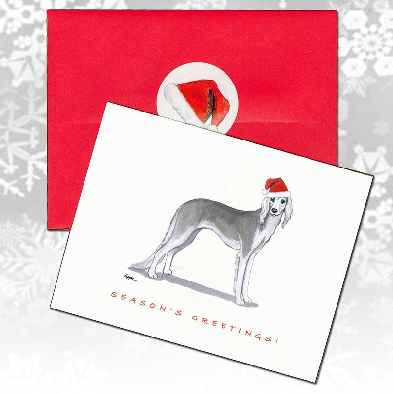 Saluki Christmas Note Cards