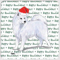 Samoyed "Happy Howlidays" Coaster