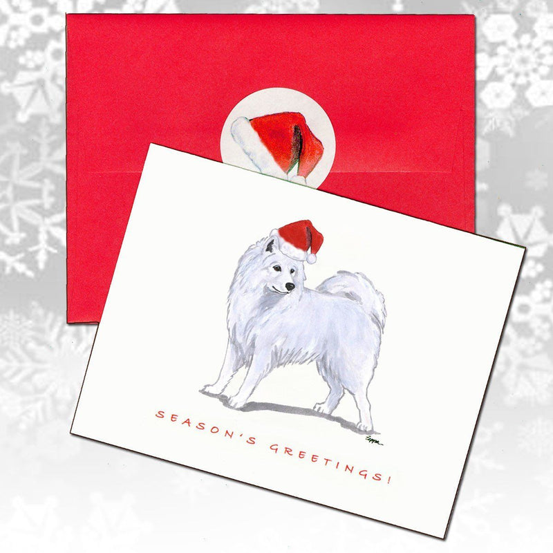 Samoyed Christmas Note Cards