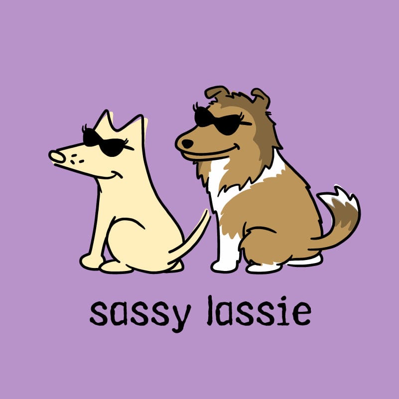 Sassy Lassie - Ladies T-Shirt V-Neck