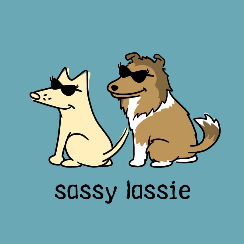 Sassy Lassie - Ladies Curvy V-Neck Tee