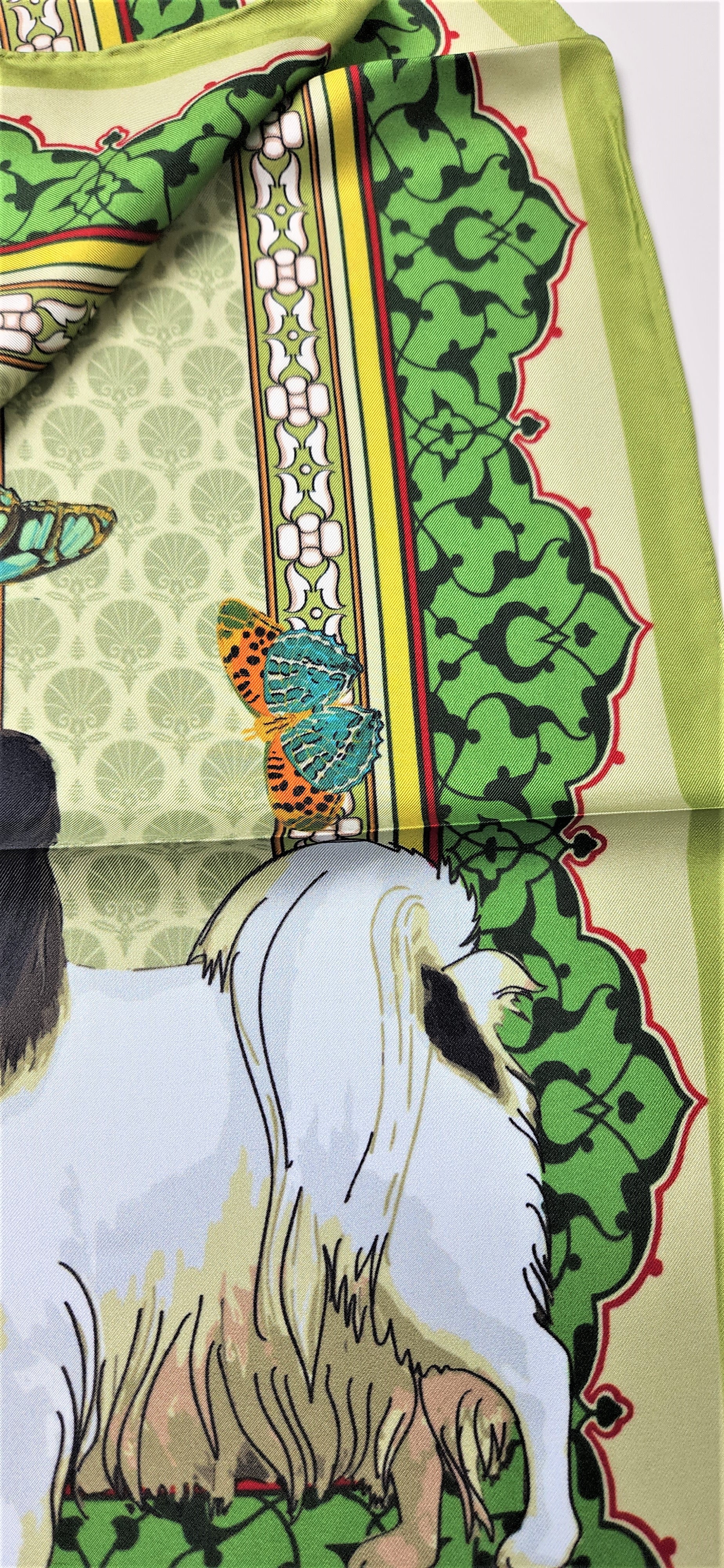 Papillon Oblong Silk Scarf | AKC Shop