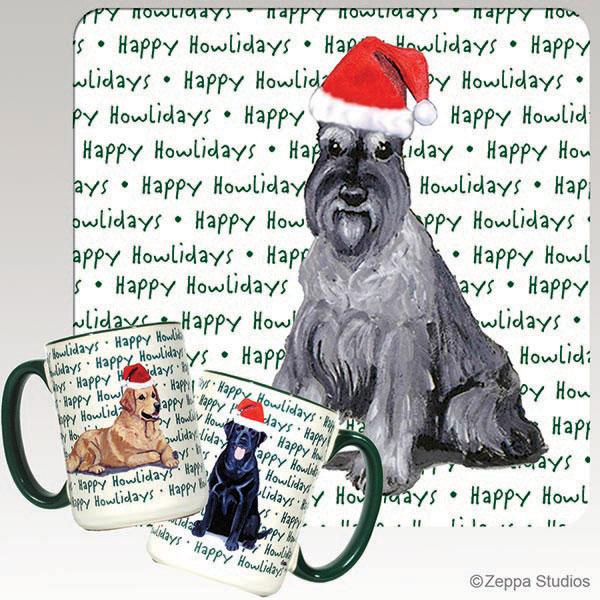 Schnauzer Holiday Mug