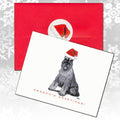 Schnauzer Christmas Note Cards