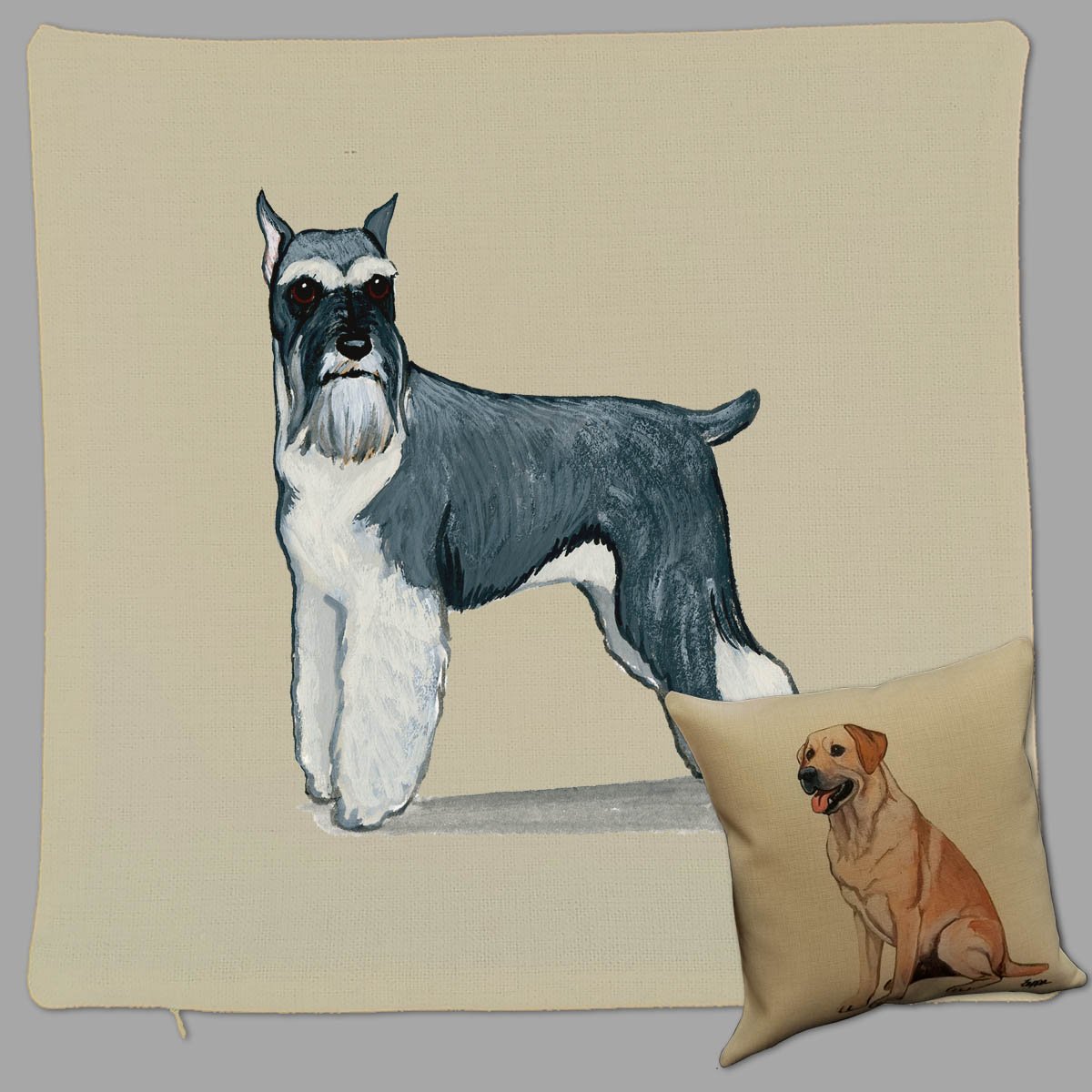 Schnauzer cushions 2024