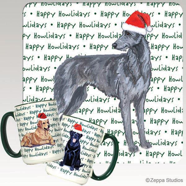 Scottish Deerhound Holiday Mug