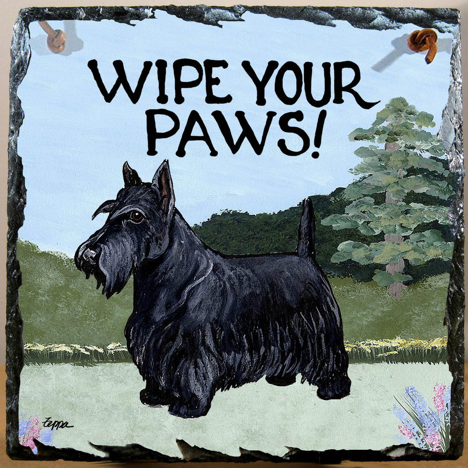 Scottish Terrier Slate Sign