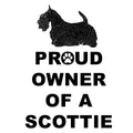 Scottish Terrier Proud Owner - Women's V-Neck T-Shirt