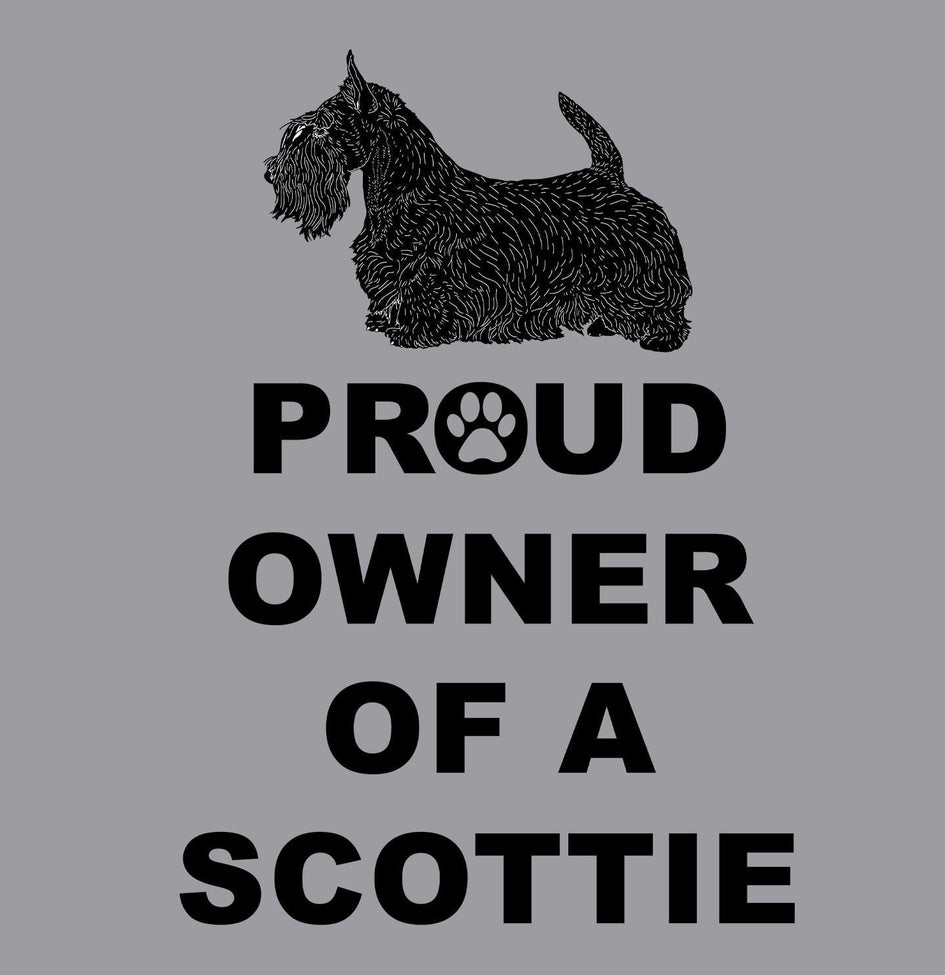 Scottish Terrier Proud Owner - Adult Unisex Hoodie Sweatshirt