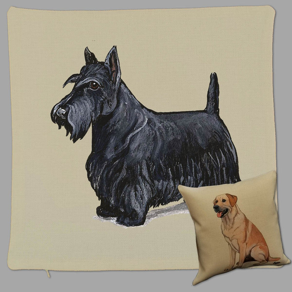 Scottish Terrier Pillow Cover