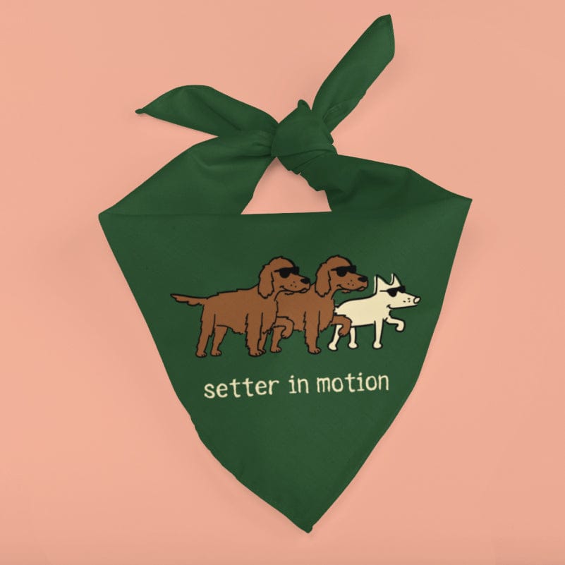 Setter in Motion - Doggie Bandana