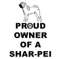 Chinese Shar-Pei Proud Owner - Women's V-Neck T-Shirt