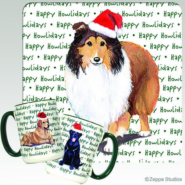 Shetland Sheepdog Holiday Mug