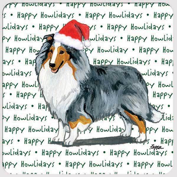 Agility Shelties Blue Merle and Sable Sheltie waterproof stickers - Amy  Bolin's Far Out! Art