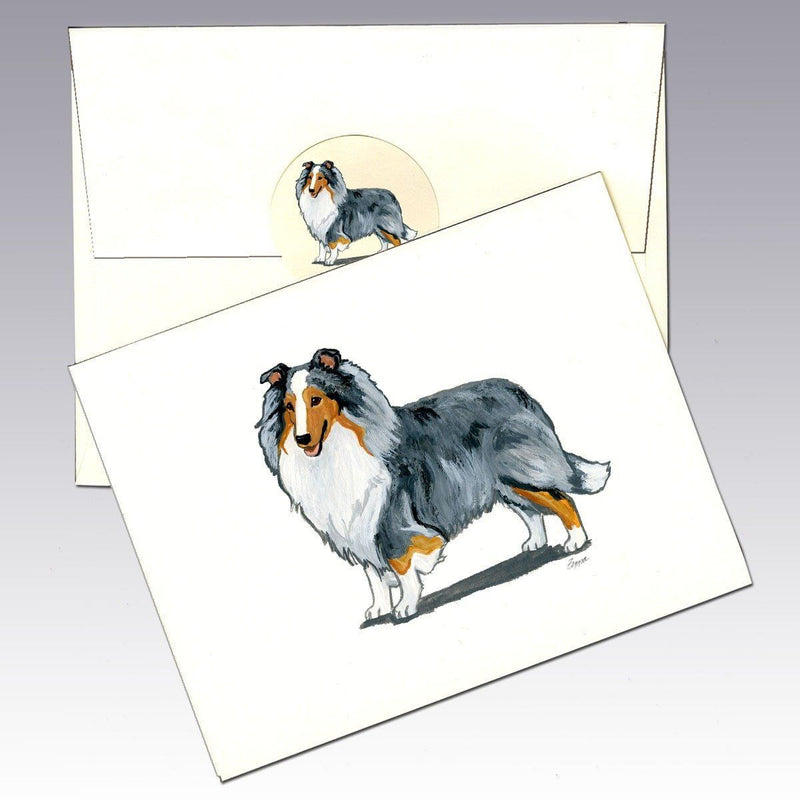 Shetland Sheepdog, Blue Merle Note Cards