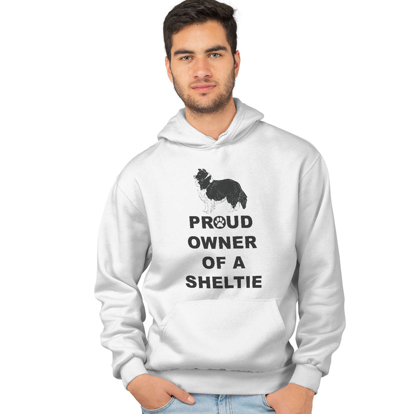 Shetland Sheepdog Proud Owner - Adult Unisex Hoodie Sweatshirt