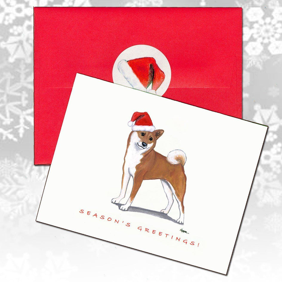 Shiba Inu Christmas Note Cards