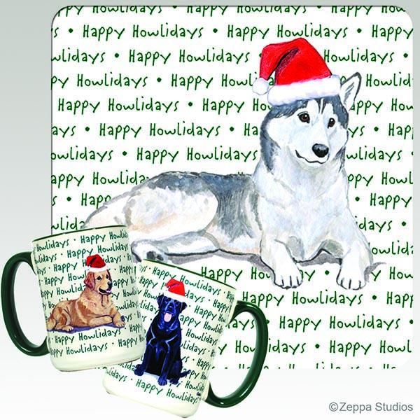 Siberian Husky Holiday Mug