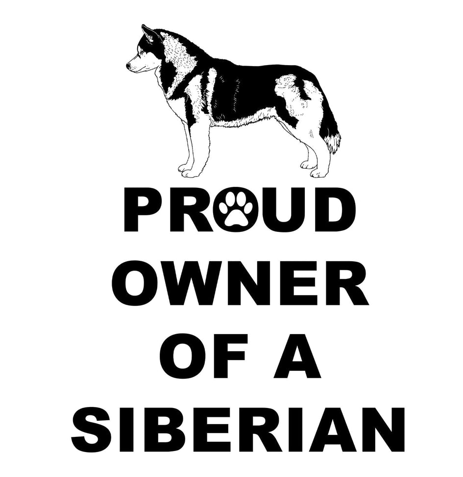 Siberian Husky Proud Owner - Women's V-Neck T-Shirt